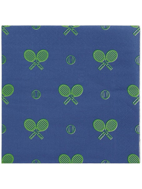 Racquet Inc Tennis Cocktail Napkin 20 Pack - Night Blue