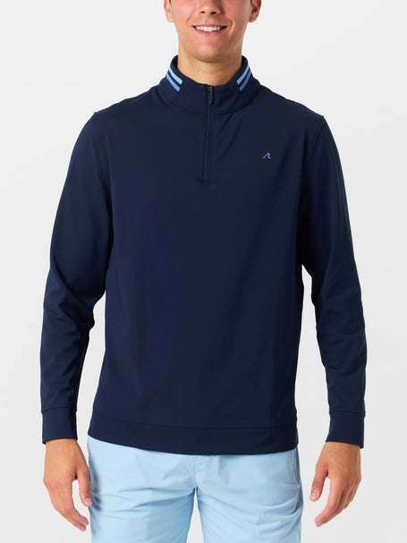 REDVANLY Mens Fall Loma Quarter Zip