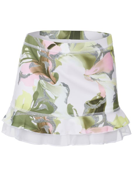 Sofibella Girls UV Double Ruffle Skirt - Lillies