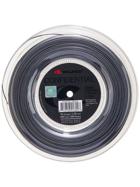 Solinco Confidential 16/1.30 String Reel - 656'