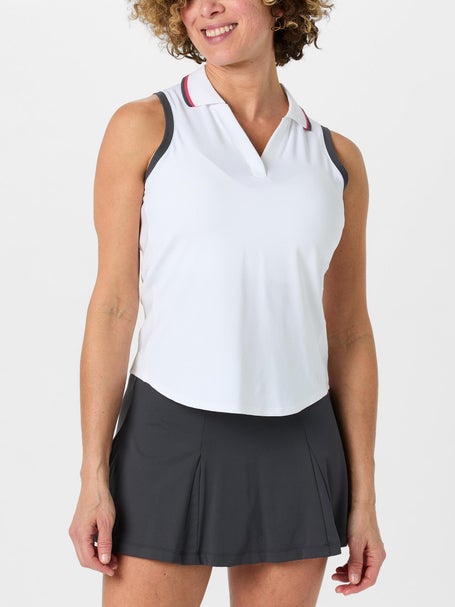 Sofibella Womens Berry Fusion Sleeveless Polo