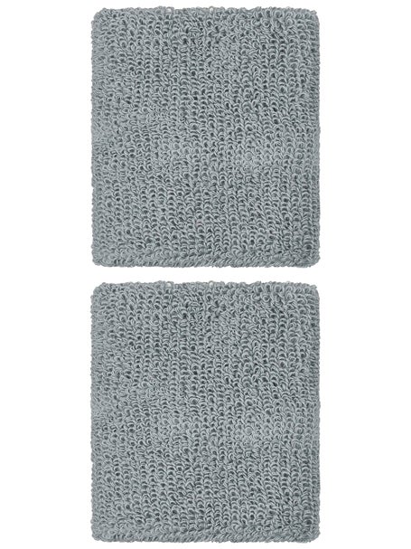 Tourna Single Grey Wristbands (pair)