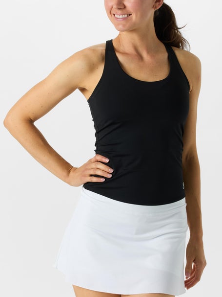 Sofibella Womens UV Racerback Tank - Black