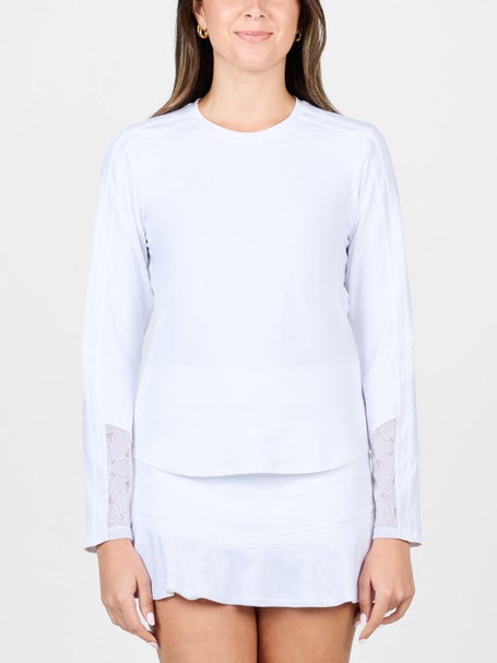 Sofibella Womens White Lotus Long Sleeve
