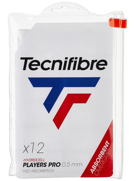 Tecnifibre Pro Players Overgrip 12 Pack White
