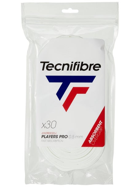 Tecnifibre Pro Players Overgrip 30 Pack White