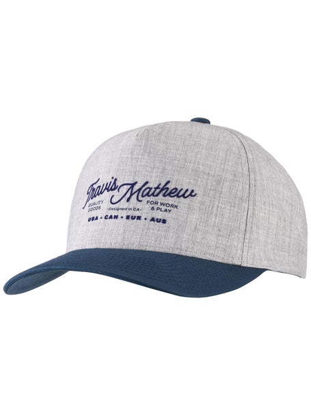Travis Mathew Mens Fall Perfect Plan Hat - Grey