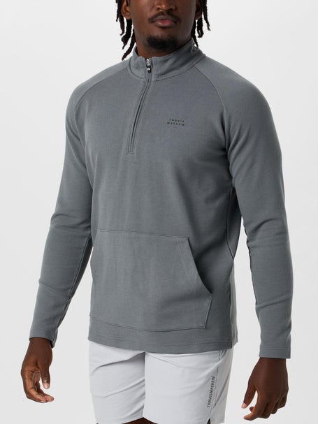 Travis Mathew Mens Fall Performance Waffle Quarter Zip