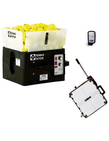 Tennis Tutor Ball Machine With Wireless Remote