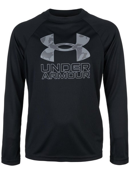 Under Armour Boys Fall Tech Hybrid Long Sleeve