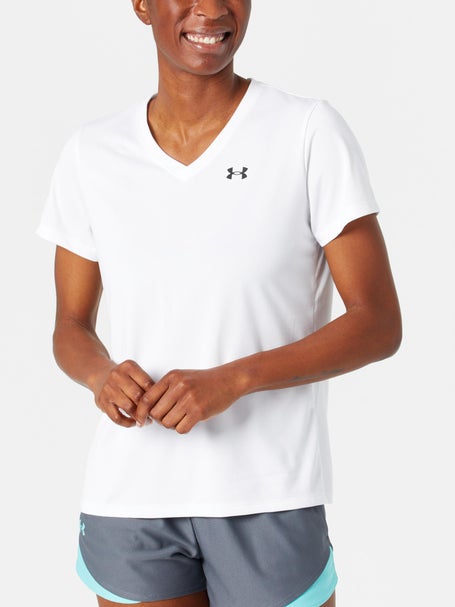 Under Armour Womens Core Tech Solid Top - White