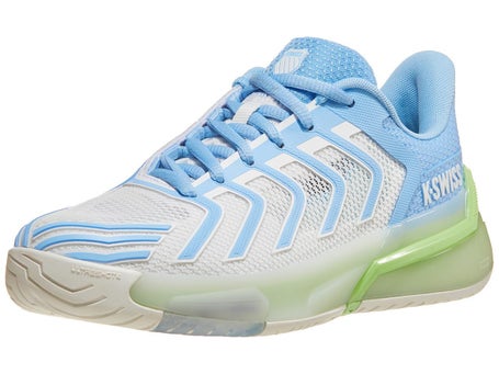 KSwiss Ultrashot 4 White/Blue/Green Womens Shoes