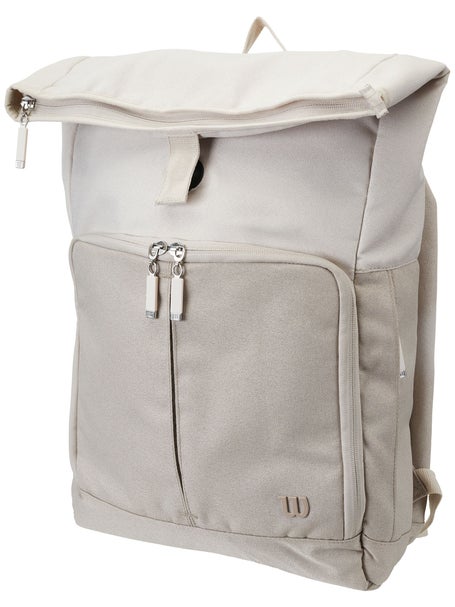 Wilson Lifestyle Foldover Backpack Bag Cream