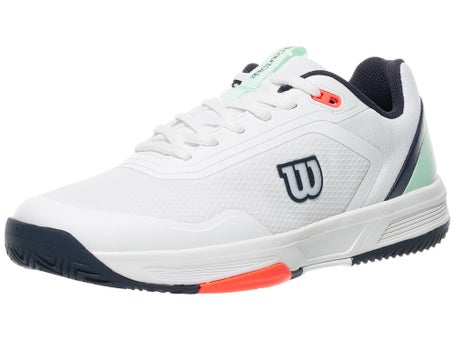 Wilson Courtglide White/Bay/Coral Mens Shoes