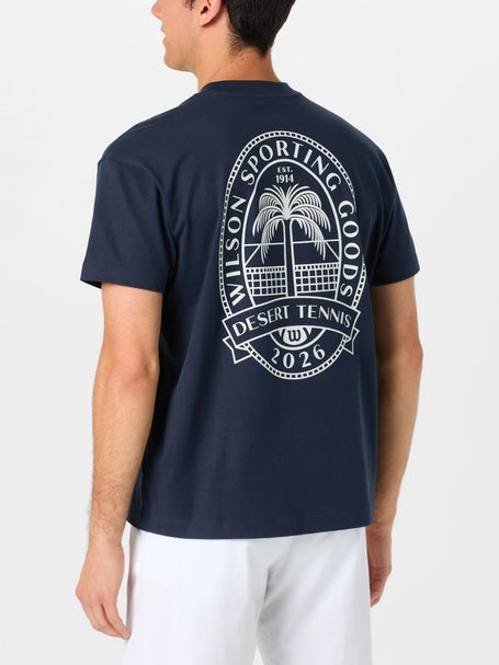 Wilson Mens Desert Vibes Graphic T-Shirt - Navy