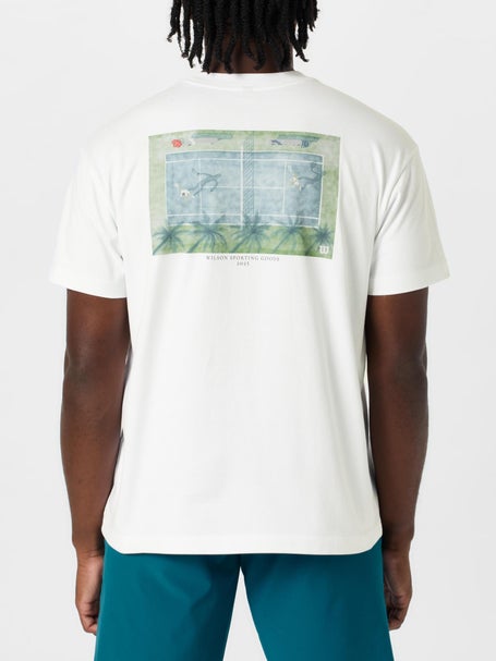 Wilson Mens Desert Vibes Graphic T-Shirt - White