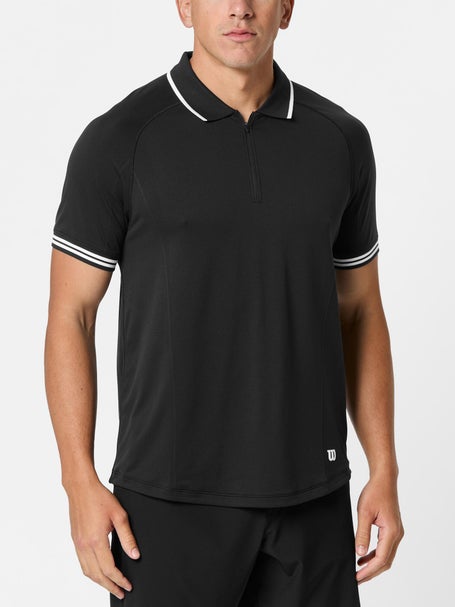 Wilson Mens Core Court Performance Polo - Black
