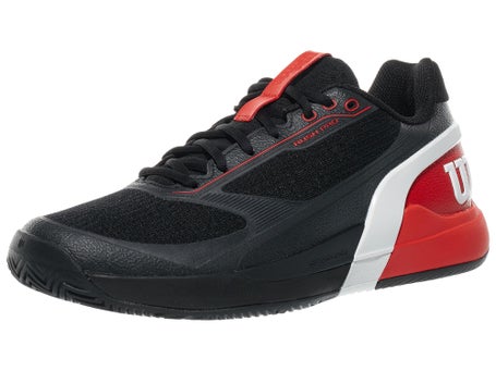 Wilson Rush Pro 5 Black/Infrared/White Mens Shoes 