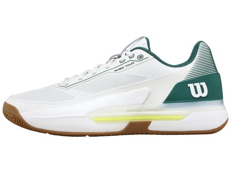 Wilson Rush Tour 5 White/Evergreen/Gum Mens Shoes