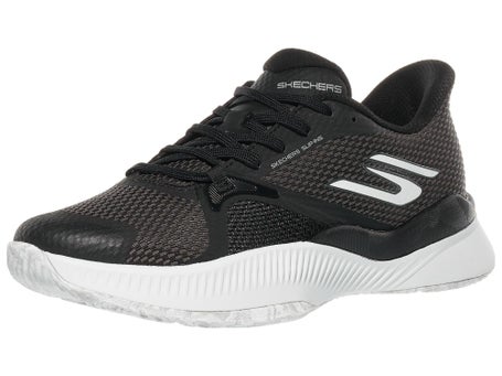Skechers State Champ Black/White Womens Shoes