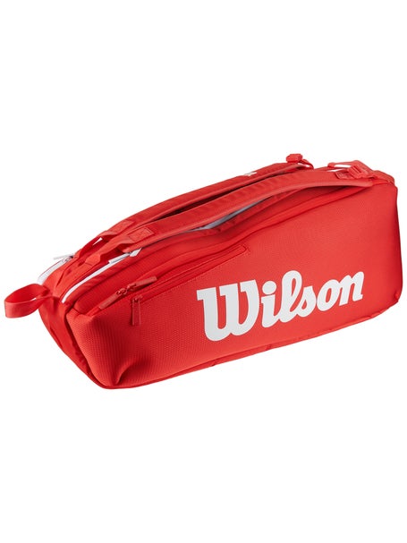 Wilson Super Tour Red 6-Pack Bag