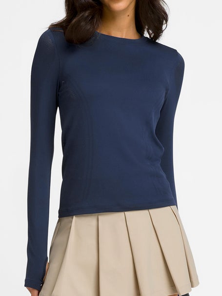 Wilson Womens Core Pro Seamless Long Sleeve - Navy