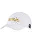 Bird & Vine Women's Tennis Hat - White/Gold